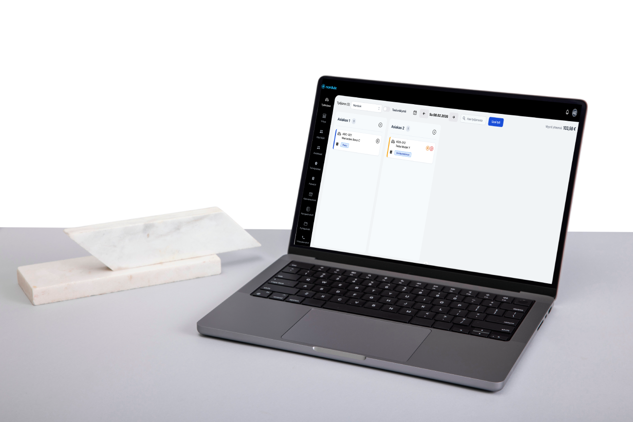 Työtilauksen yksityiskohdat